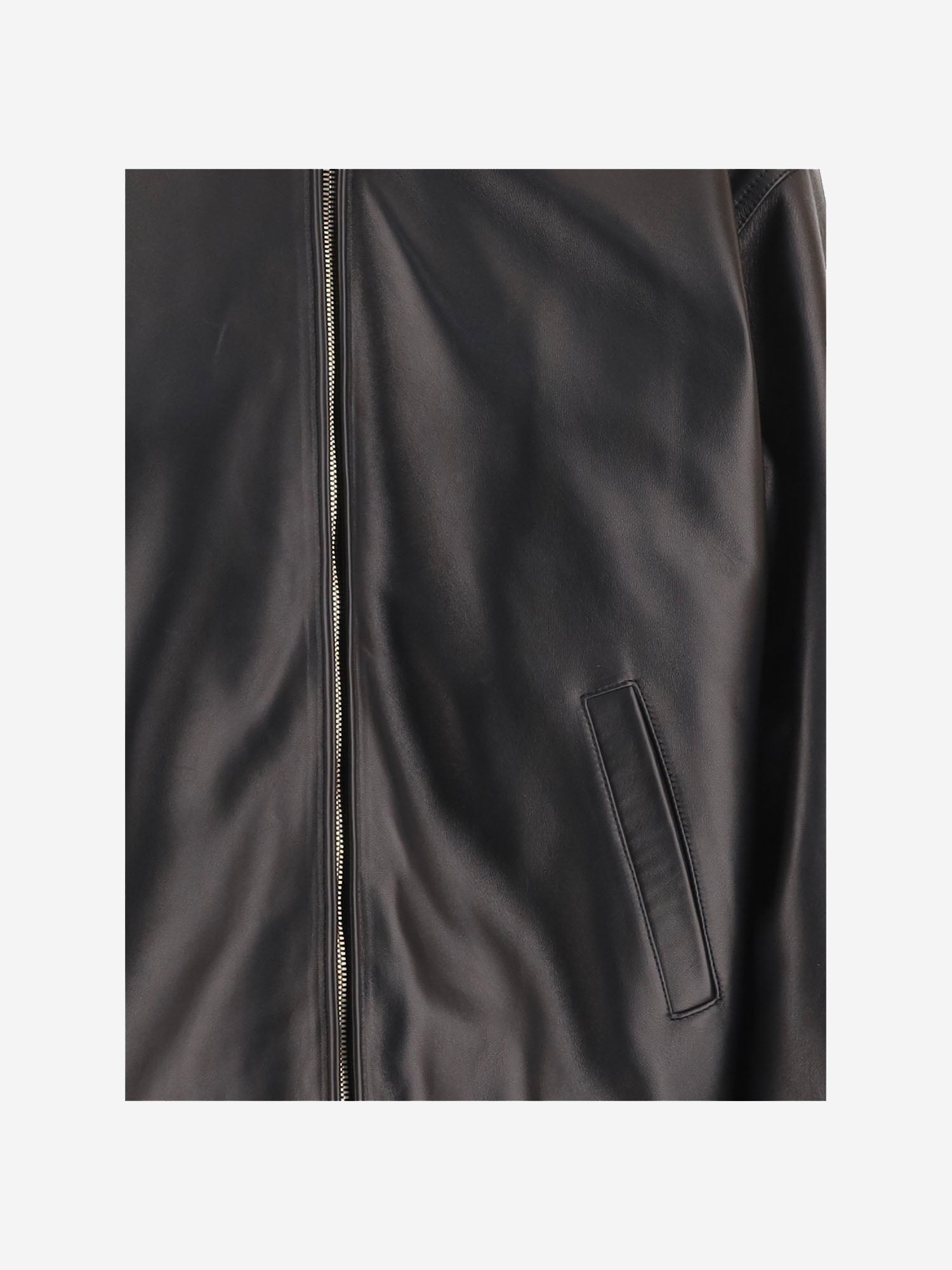 GIACCA BOMBER MABEL CON DOPPIO COLLETTO IN PELLE WJA34 LTP040099 DARKPARK 