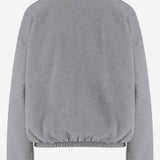 FELPA IN COTONE CON MEZZA ZIP E TASCHINO WJE36 FAC1040074 DARKPARK 