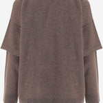 MAGLIONE IN LANA E CASHMERE WKN03 YAW030080 DARKPARK 
