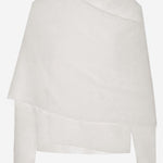 MAGLIA IN LANA E CASHMERE CON DRAPPEGGIO WKN04 YAW030001 DARKPARK 