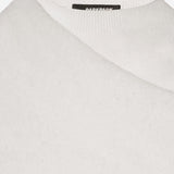 MAGLIA IN LANA E CASHMERE CON DRAPPEGGIO WKN04 YAW030001 DARKPARK 