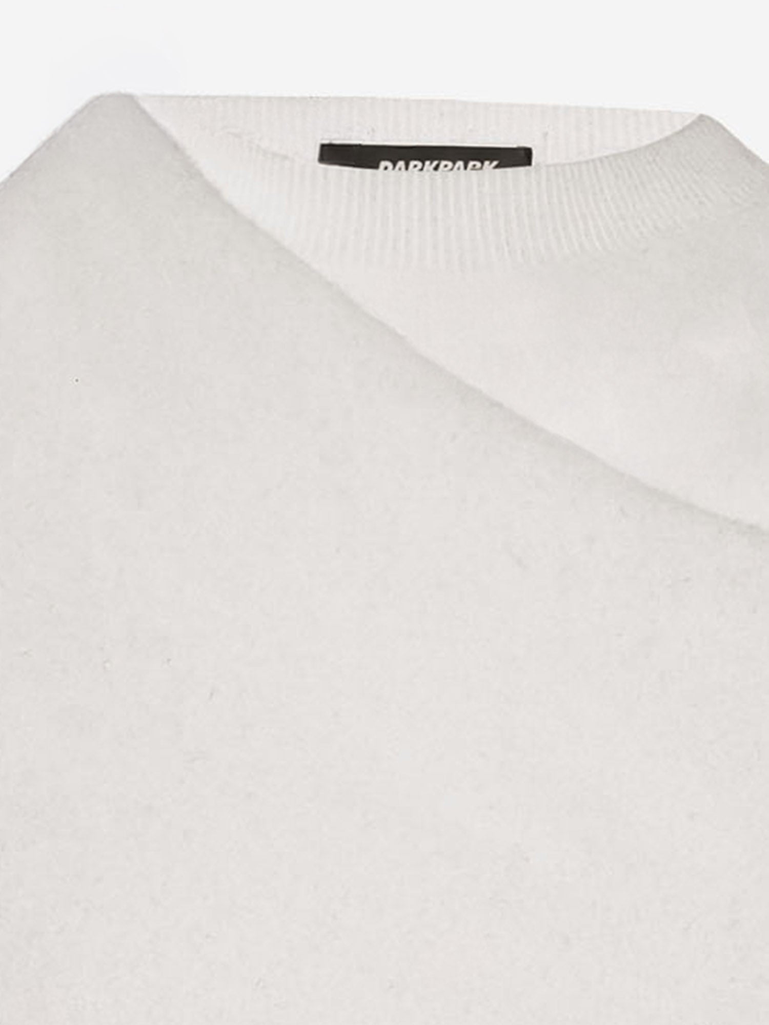 MAGLIA IN LANA E CASHMERE CON DRAPPEGGIO WKN04 YAW030001 DARKPARK 