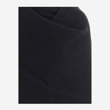 MAGLIA IN LANA E CASHMERE CON DRAPPEGGIO WKN04 YAW030099 DARKPARK 