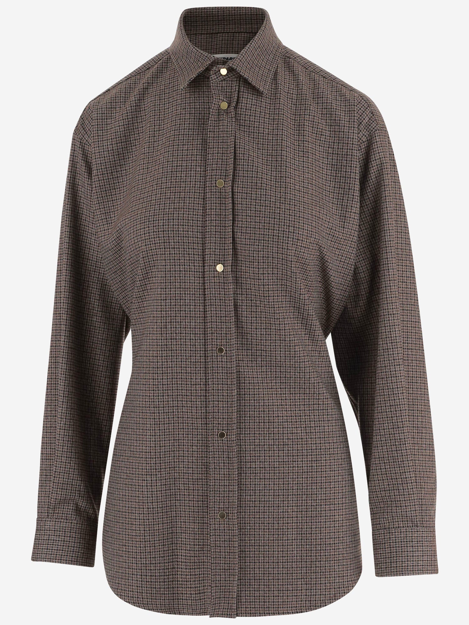 CAMICIA IN MISTO VISCOSA STRETCH A QUADRI WSH04 FAC1870095 DARKPARK 