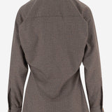 CAMICIA IN MISTO VISCOSA STRETCH A QUADRI WSH04 FAC1870095 DARKPARK 