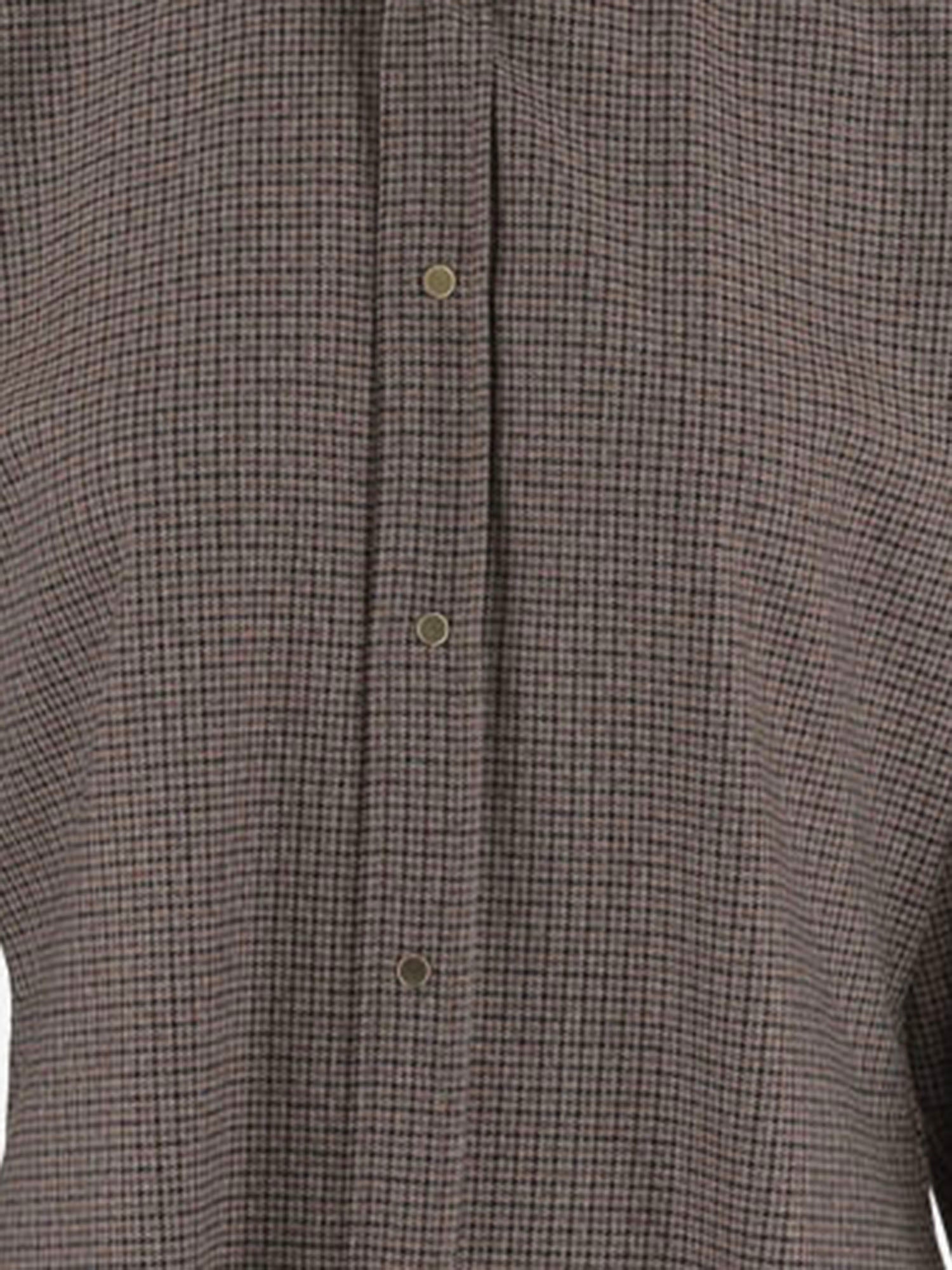 CAMICIA IN MISTO VISCOSA STRETCH A QUADRI WSH04 FAC1870095 DARKPARK 
