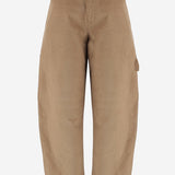 PANTALONI CARGO AUDREY IN VELLUTO DI COTONE STRETCH WTR03N FAC1910085 DARKPARK 