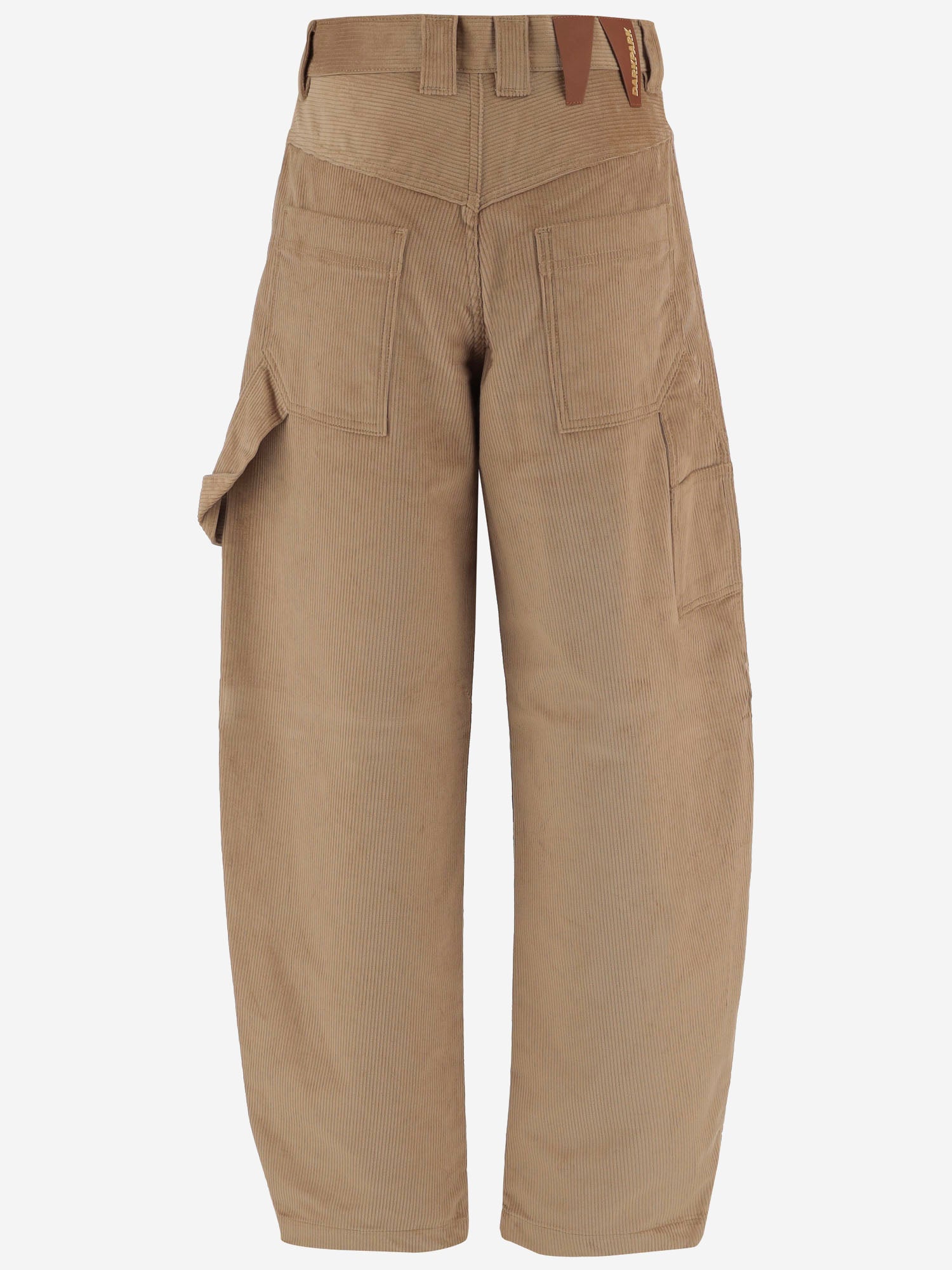 PANTALONI CARGO AUDREY IN VELLUTO DI COTONE STRETCH WTR03N FAC1910085 DARKPARK 