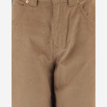 PANTALONI CARGO AUDREY IN VELLUTO DI COTONE STRETCH WTR03N FAC1910085 DARKPARK 