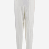 PANTALONI IN MISTO NYLON STRETCH CON PINCES WTR109 FAC1840001 DARKPARK 