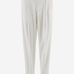 PANTALONI IN MISTO NYLON STRETCH CON PINCES WTR109 FAC1840001 DARKPARK 