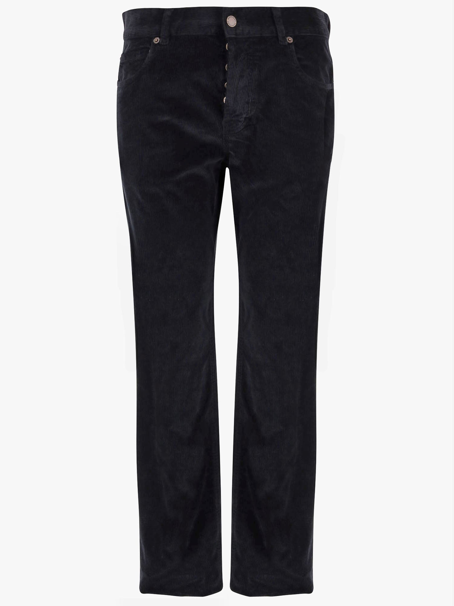 PANTALONI IN VELLUTO A COSTE A GAMBA DRITTA WTR120A FAP170099 DARKPARK 