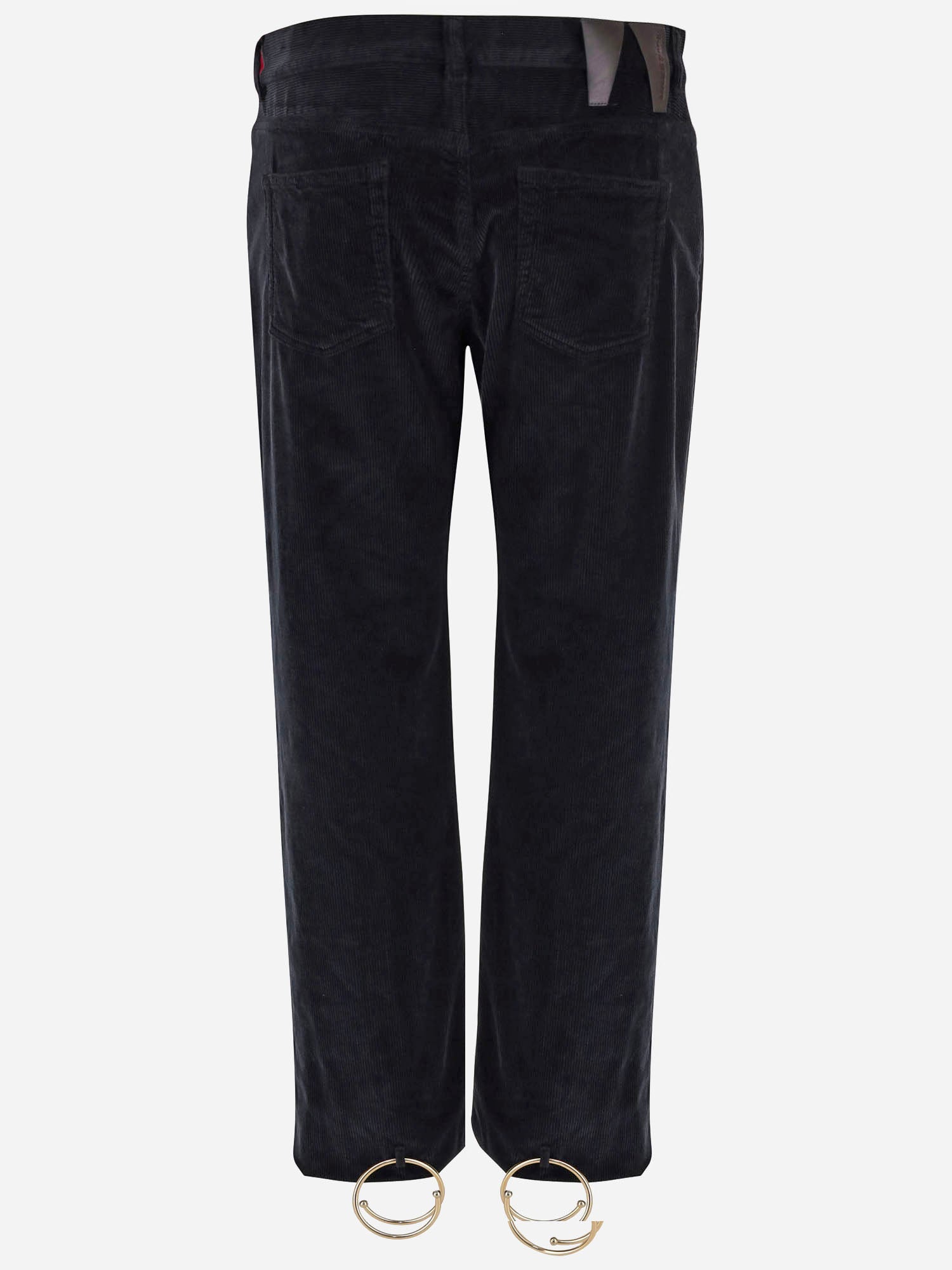 PANTALONI IN VELLUTO A COSTE A GAMBA DRITTA WTR120A FAP170099 DARKPARK 