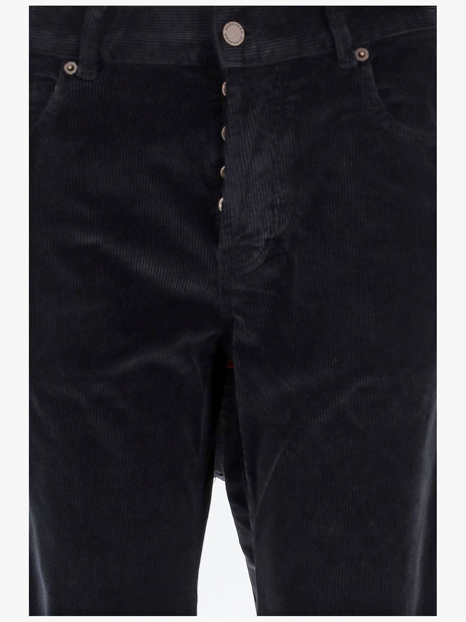 PANTALONI IN VELLUTO A COSTE A GAMBA DRITTA WTR120A FAP170099 DARKPARK 