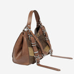 BORSA MEDIA A MANO "D-ONE" IN PELLE PATCHWORK X10926 P9398T2224 DIESEL 