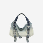 BORSA A MANO "D-ONE" IN DENIM DI COTONE X10930 P9402HB621 DIESEL 