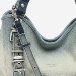 BORSA A MANO "D-ONE" IN DENIM DI COTONE X10930 P9402HB621 DIESEL 