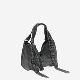 BORSA A MANO "D-ONE" IN DENIM DI COTONE X10930 P9403T8013 DIESEL 