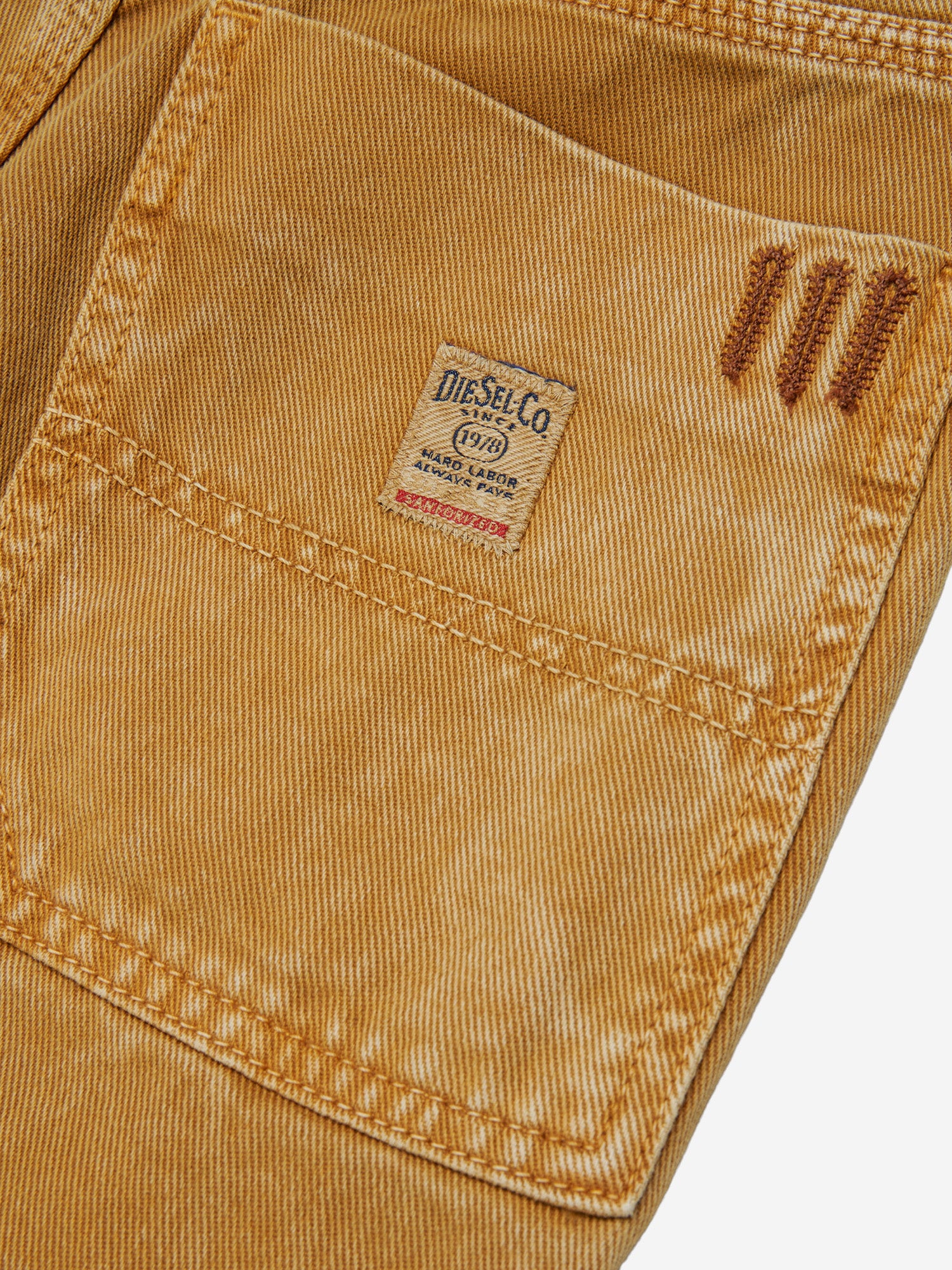 JEANS WORKWEAR IN COTONE J02330 KXBUPK760 DIESEL KIDS 