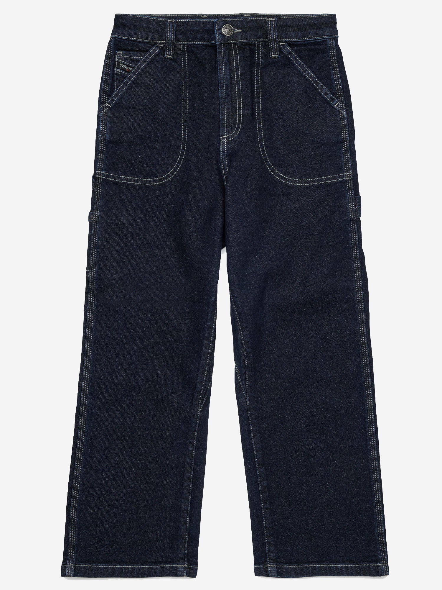 JEANS IN DENIM DI COTONE STRETCH J02361 KXBUSK01 DIESEL KIDS 