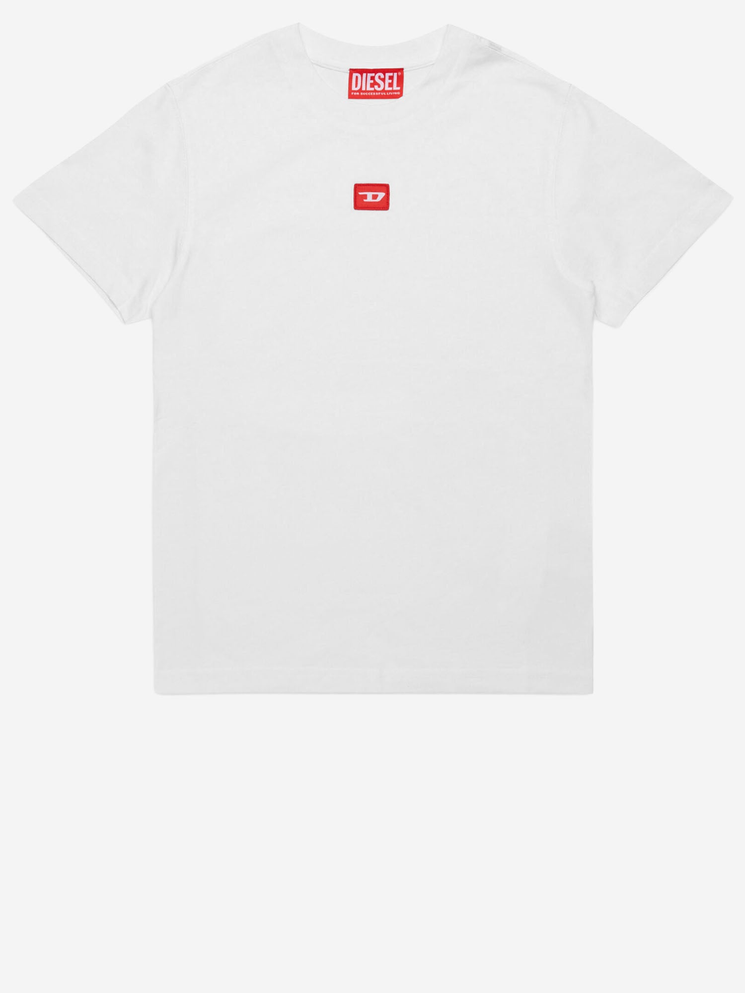 T-SHIRT IN COTONE CON LOGO J02501 0GRAIK100 DIESEL KIDS 