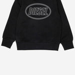 FELPA IN COTONE CON LOGO J02611 0GEADK900 DIESEL KIDS 