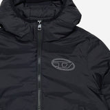 GIACCA CON CAPPUCCIO IN NYLON J02884 KXBVEK900 DIESEL KIDS 