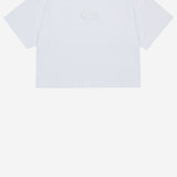T-SHIRT CROPPED IN COTONE CON LOGO J02918 00YI9K100 DIESEL KIDS 