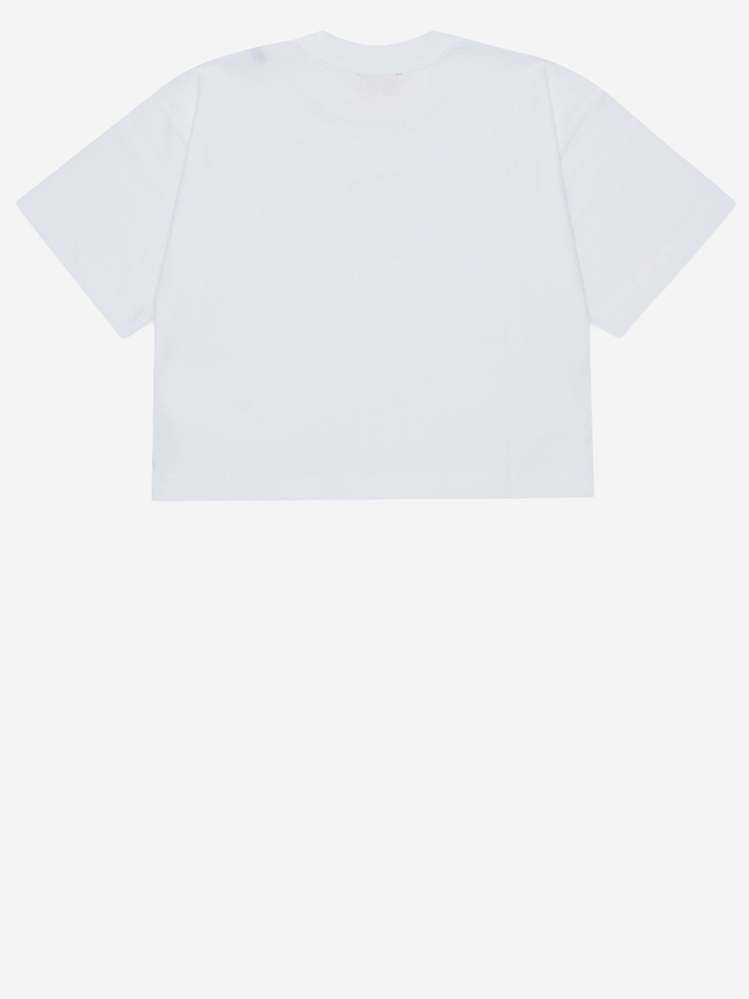 T-SHIRT CROPPED IN COTONE CON LOGO J02918 00YI9K100 DIESEL KIDS 