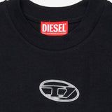 T-SHIRT CROPPED IN COTONE CON LOGO J02918 00YI9K900 DIESEL KIDS 