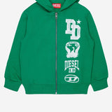 FELPA IN COTONE CON LOGO J02987 0GEADK550A DIESEL KIDS 