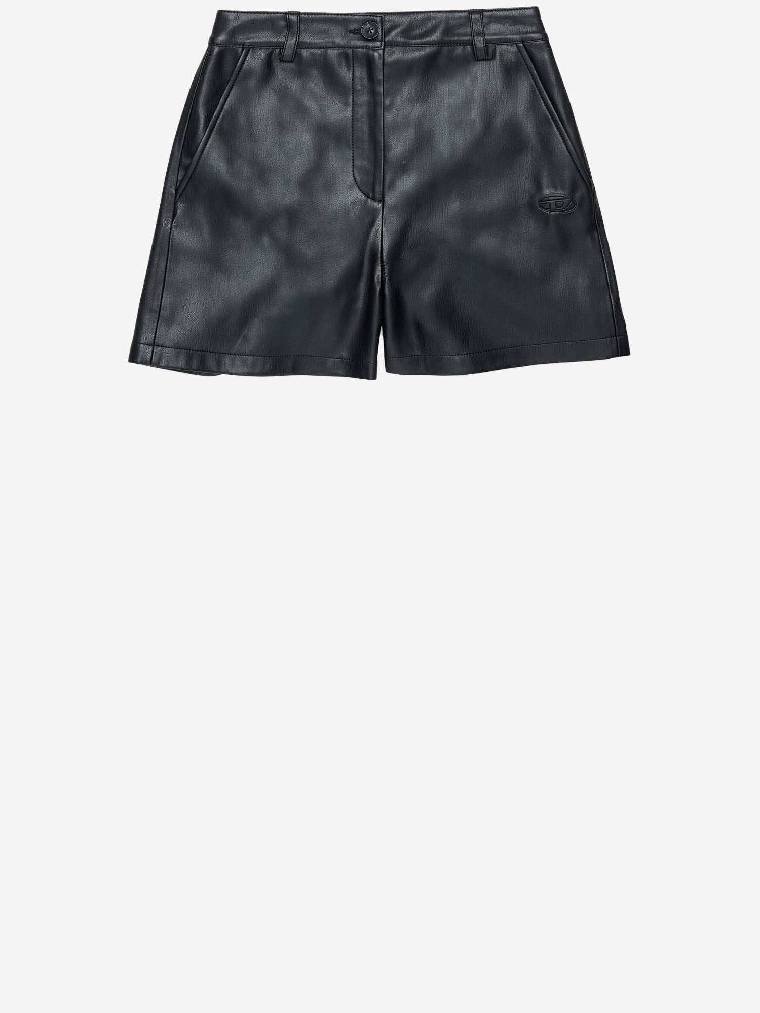 PANTALONI CORTI IN TESSUTO SPALMATO J03007 KXB9DK900 DIESEL KIDS 