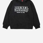 FELPA IN COTONE CON LOGO J03033 0GEADK900 DIESEL KIDS 