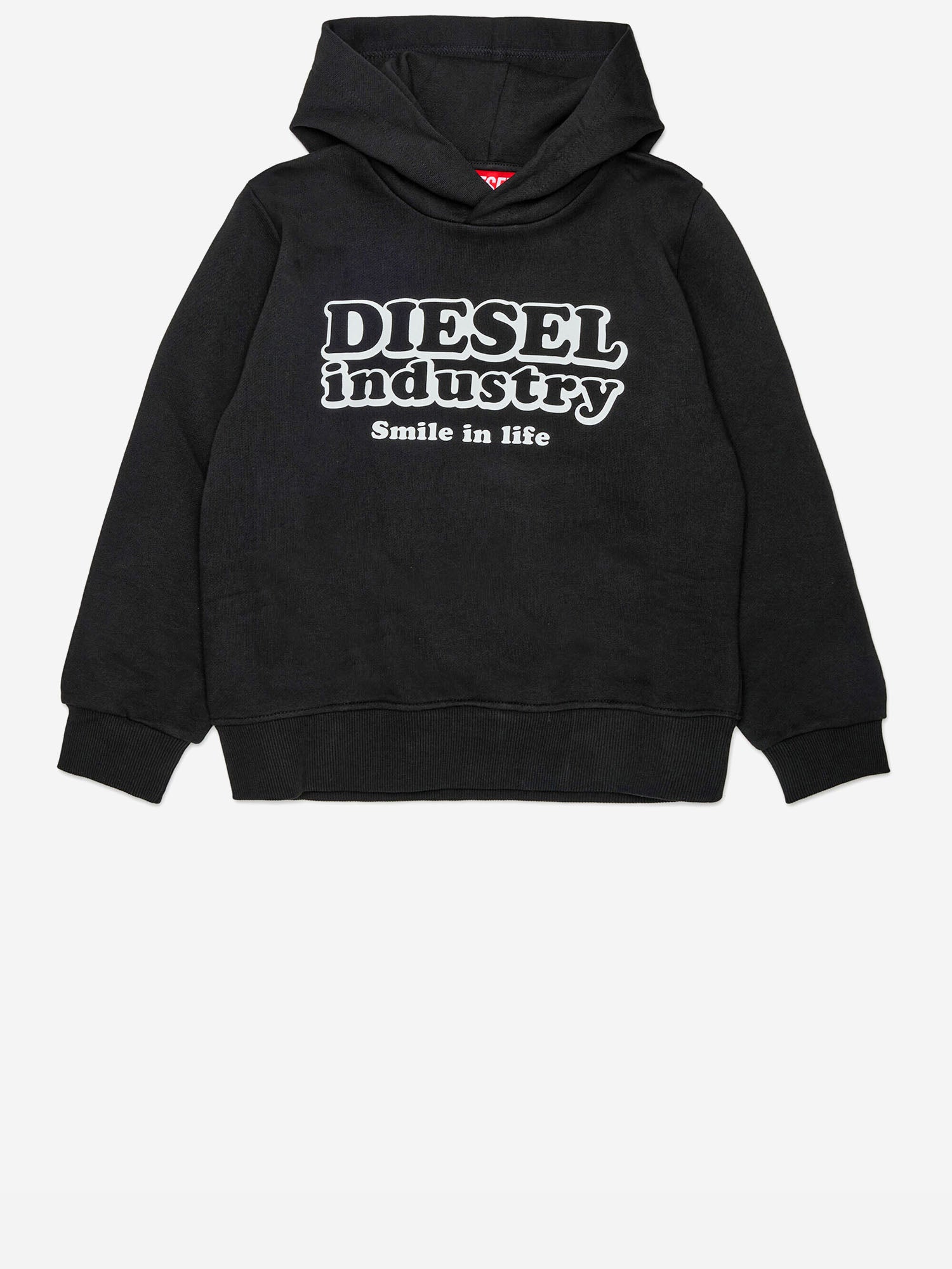 FELPA IN COTONE CON LOGO J03033 0GEADK900 DIESEL KIDS 