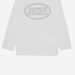 T-SHIRT A MANICHE LUNGHE IN COTONE J03037 0GRAIK100 DIESEL KIDS 