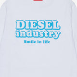 MAGLIA A MANICHE LUNGHE IN COTONE J03039 KYA1YK100 DIESEL KIDS 
