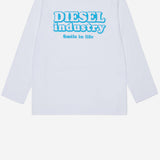 MAGLIA A MANICHE LUNGHE IN COTONE J03039 KYA1YK100 DIESEL KIDS 