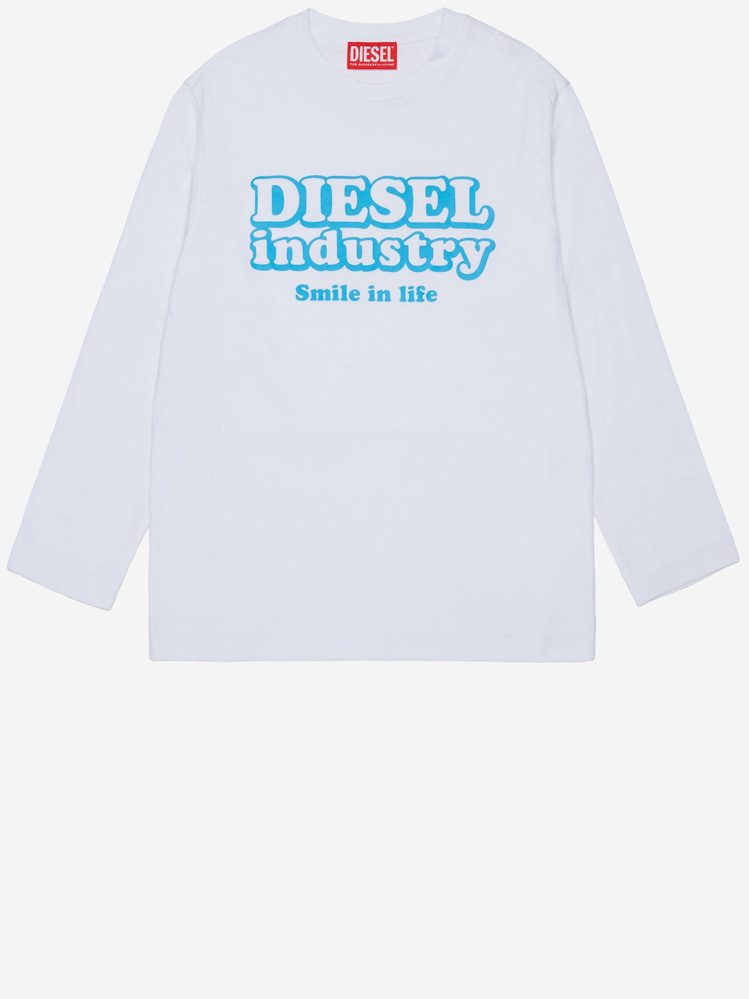 MAGLIA A MANICHE LUNGHE IN COTONE J03039 KYA1YK100 DIESEL KIDS 