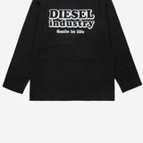 MAGLIA A MANICHE LUNGHE IN COTONE J03039 KYA1YK900 DIESEL KIDS 