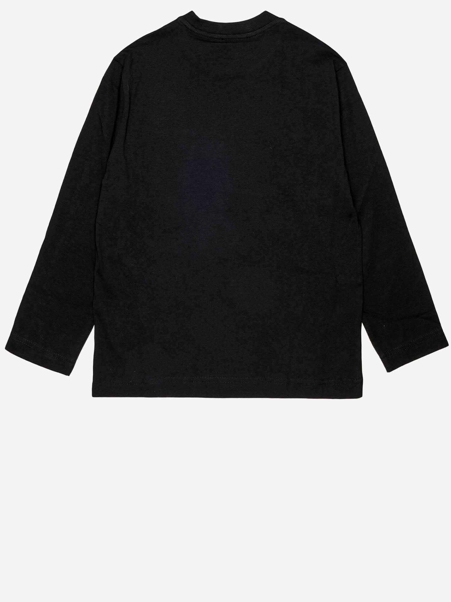 MAGLIA A MANICHE LUNGHE IN COTONE J03039 KYA1YK900 DIESEL KIDS 