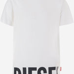 T-SHIRT IN COTONE CON LOGO J03040 00YI9K100 DIESEL KIDS 