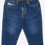 JEANS IN DENIM DI COTONE STRETCH K00237 KXBSEK01 DIESEL KIDS 