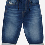 JEANS IN MISTO COTONE STRETCH K00311 KXBT1K01 DIESEL KIDS 