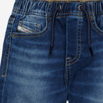 JEANS IN MISTO COTONE STRETCH K00311 KXBT1K01 DIESEL KIDS 