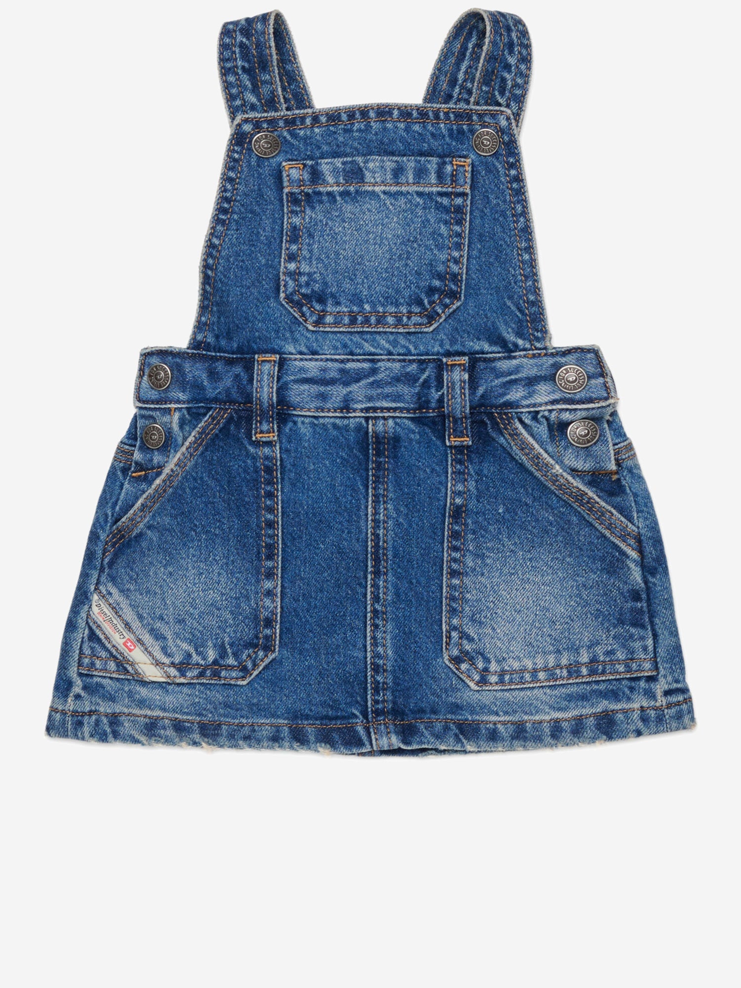ABITO SALOPETTE IN DENIM DI COTONE K00810 KXBU1K01 DIESEL KIDS 