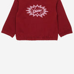 FELPA IN COTONE CON STAMPA LOGO STARBURST K00825 KYAVFK440 DIESEL KIDS 