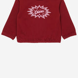 FELPA IN COTONE CON STAMPA LOGO STARBURST K00825 KYAVFK440 DIESEL KIDS 