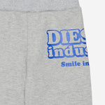 PANTALONI IN COTONE CON STAMPA DIESEL INDUSTRY K00843 KYAVFK963 DIESEL KIDS 
