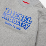 FELPA IN COTONE CON STAMPA DIESEL INDUSTRY K00852 KYAVFK963 DIESEL KIDS 