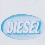 T-SHIRT A MANICHE LUNGHE IN COTONE CON LOGO K00857 00YI9K100 DIESEL KIDS 